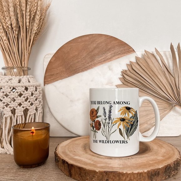 You Belong Among the Wildflowers Mug - Picture 3 of 5